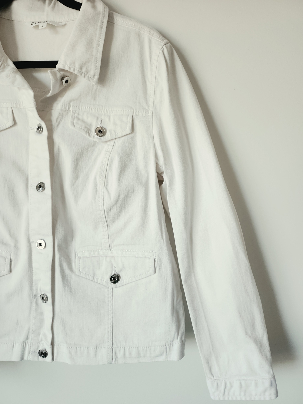 White Denim Jacket - Picture 5 of 10